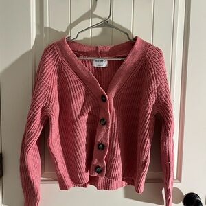 Old Navy Pink Chunky Knit Cardigan